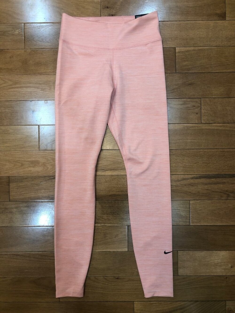NWT The Nike One Tight Fit Mid Rise Full Length Performance Orange Leggings Sz S